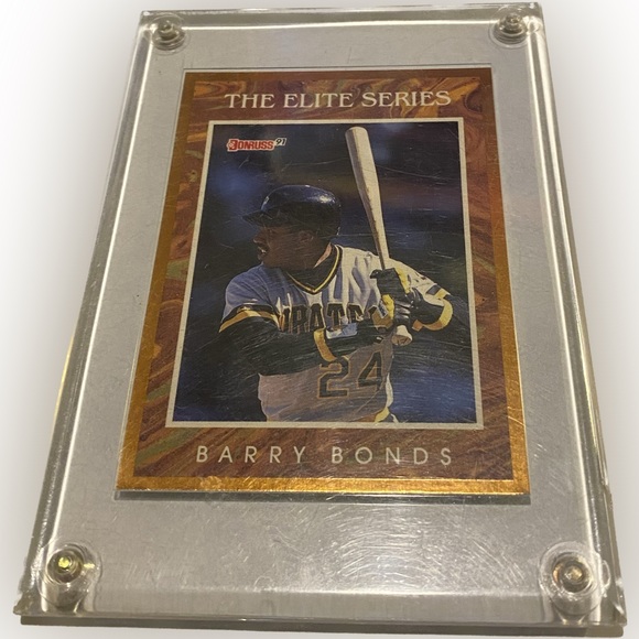 Barry Bonds Rare Insert! 1991 Donruss the Elite Series Baseball Card #09096 Barry Bonds Rare Insert! 1991 Donruss the Elite Series Baseball Card #09096